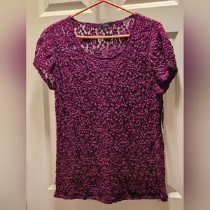Purple women's top
